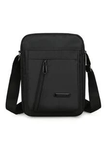 Borsa a tracolla multitasche in tessuto da uomo, colore unito (con decorazione a pendente), borsa da uomo casual per lo stile di strada, borsa per pendolari, borsa per articoli scolastici, regalo di laurea, borsa multifunzionale invernale da uomo, borsa da viaggio casual per il Ringraziamento, borsa nera, borsa da trekking con grande capacità, borsa multifunzionale da esterno, regalo per vacanze, regali di Natale, borsa a tracolla, borsa a tracolla, borsa a tracolla in pelle, borsa hobo, borsa da vita, borsa a tracolla, borsa da campeggio, borsa a tracolla estiva per il ritorno a scuola, zaino, borsa a tracolla, borsa in tela
