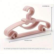 20pcs/10pcs Multi-Function Children Clothes Hangers Baby Small Hanger Nonslip Infant Newborn Clothing Rack For Home Use Love Valentine