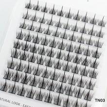 PALM LASHES 90 Clusters DIY Eyelash Extensions C Curl Mixed Home Eyelashes Mega Volume Individual Lashes(TN03)