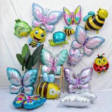 Butterfly Balloon Mini Bumblebee Aluminum Foil Balloon BEE Decor Insect Shaped Theme Balloon - Multicolor - View 8