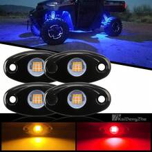 KaiDengZhe 1PC 9LED Blue Car Chassis Lights Universal Modified Cars Bottom Lamp Under Car Glow Atmosphere Neon Lights Car Light Accessories - Blue - View 2