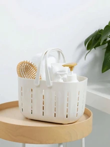 1 Pieza Cesta De Almacenamiento Ahuecada Para Escritorio, Organizador De Juguetes, Bocadillos Y Artículos Pequeños, Para Escritorio, Cocina, Baño