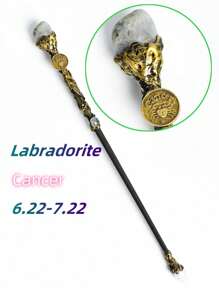12 Zodiac Elegant Handmade Crystal Magic Wand, Suitable For Witches And Wizards Role-Playing - 30cm/11.8inch - View 15