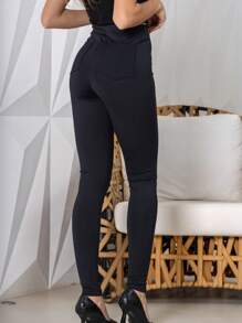 Calça Feminina Montaria Nervura Poliamida