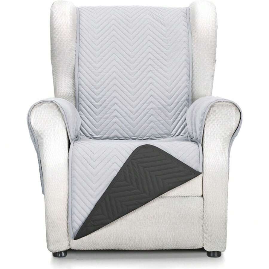 Ecommerc3 1 Seater/Relax Armchair Cover Maximum Comfort And Complete Fit - Cover For 1 Seater Armchair And Relax Armchair - Black - View 1
