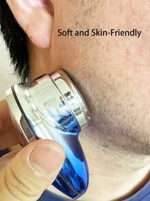 Kemei KM-C52 迷你剃刀攜帶式剃毛機，男士濕乾兩用電動剃刀，暢銷電動剃須刀，旋轉式剃刀，新男友生日禮物