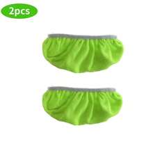 2/4/ PCS  Reusable Mop Pads Refills Fit For  - Washable Microfiber Wet And Dry Mop Pad Compatible With  Sweeper Mops, Perfect For Surface And Hardwood Floor Cleaning(Mop Is NOT Included) - Green - View 6
