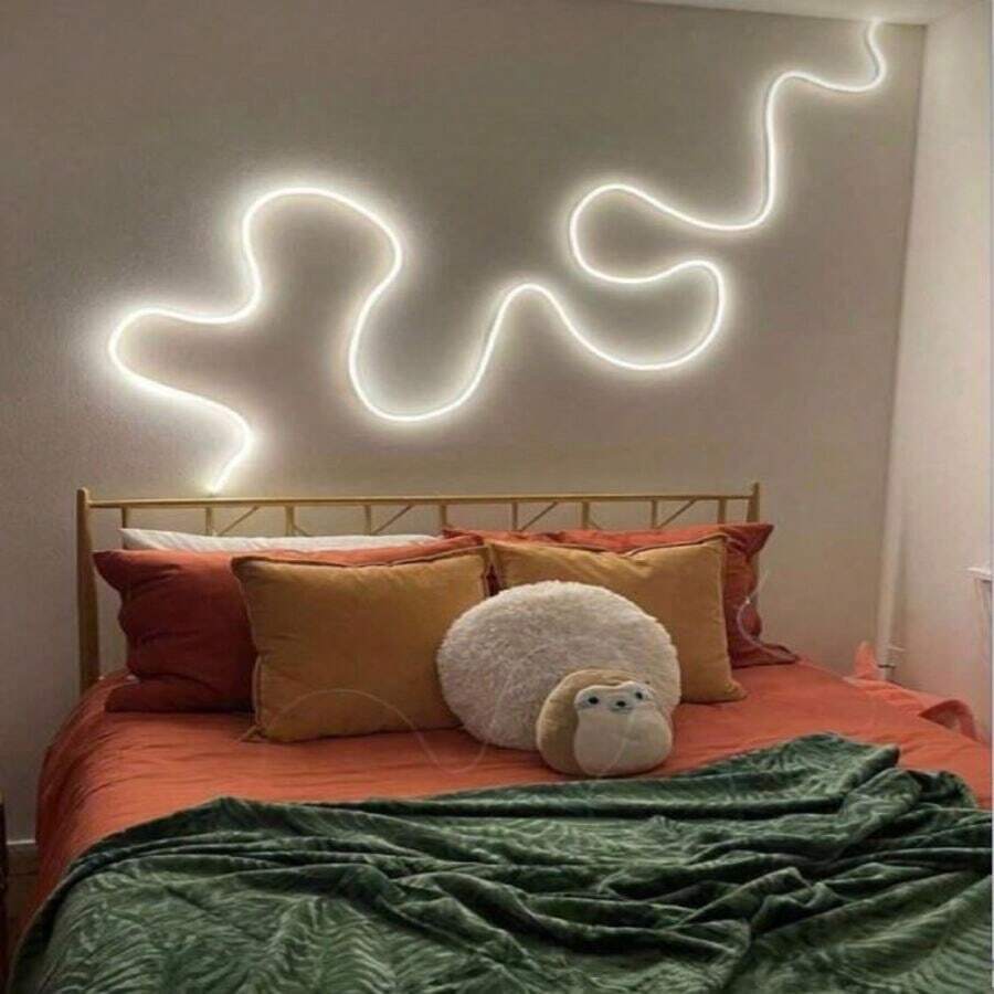 Flexible Neon Led Strip Hose Warm Light With Eliminator - White - View 1