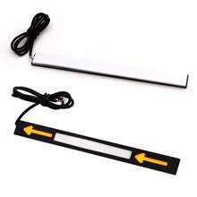 Par Barra Led Cob Luz Diurna Drl + Super Brinde Par De T10 - Azul - Visão 1