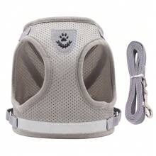 1 Set Pet Dog Summer Chest And Back Strap Harness With Reflective Dog Leash, Small Dog Harness Vest Style, Breathable And Comfortable For Both Cats And Dogs - Multicolor - View 18