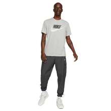 Nike Men's Sportswear Short-Sleeve Futura Logo T-Shirt - Dark Grey Heather - View 5