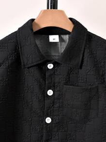 Vihyde Tween Boy Maglietta a maniche corte in tessuto con effetto 3D e pantaloncini Outfit casual per le vacanze