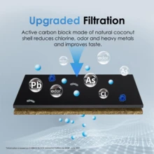 Waterdrop WD-10CT Under Sink Water Filter, Replacement For Waterdrop TSA & TSB 3-Stage Under Sink Water Filter System - Black - View 3