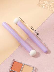2 Concealer Brushes, Mushroom Sponge Heads, Compliant And Traceless, Large Area Acne Marks Makeup Brushes