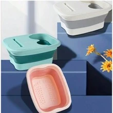 Plastic & Portable Basinsbathroom Décor Summer - Blue - View 2