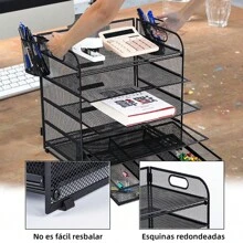 File Trays Back To School - Black 5 Layers - View 6