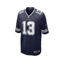 Men's Michael Gallup Navy  Game Jersey - Navy - View 3