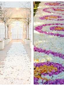 100 cái/gói Cánh hoa hồng cưới, Cánh hoa nhân tạo bằng vải không dệt, Trang trí cho lễ đính hôn, cầu hôn, lễ kỷ niệm, v.v. - cánh hoa - Xem 4