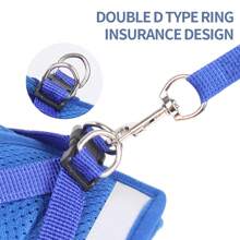 1 Set Pet Dog Summer Chest And Back Strap Harness With Reflective Dog Leash, Small Dog Harness Vest Style, Breathable And Comfortable For Both Cats And Dogs - Multicolor - View 8