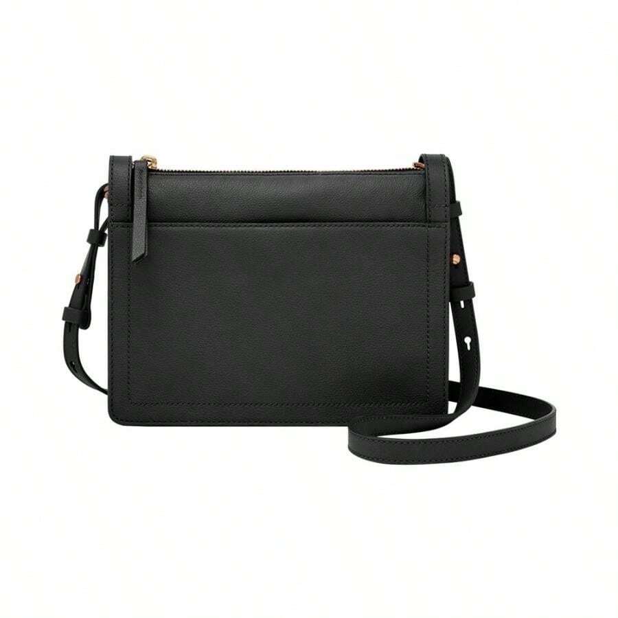 Fossil Taryn Leather Crossbody Bag - Black - View 1