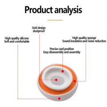 Memory Foam Earbud Tips, Replacement Foam Ear Tips Compatible With Airpods Pro And AirPods Pro 2 With Noise Reduction Hole - Multicolor - View 7