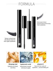 Zeesea 多效睫毛膏，增長、濃密、順滑，持久不晕染睫毛膏 - Multi-effect Black - 查看 6