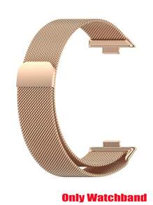 1 pièce Bracelet magnétique métallique à la mode, unisexe, compatible avec Fit 1/Fit 2/Fit 3/Fit 4/Fit 4 Pro, accessoire de bracelet pour la série Fit 1 2 3 4 Pro