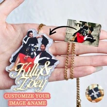 Bộ bông tai & vòng cổ kích thước lớn tùy chỉnh, có nhiều kiểu màu sắc, quà tặng sinh nhật kỷ niệm, món quà bất ngờ, mùa tốt nghiệp, mùa tựu trường, du lịch cần thiết - Bạc lấp lánh - Xem 11