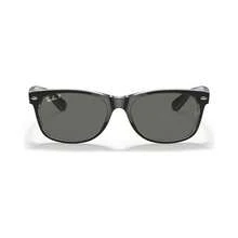 Ray-Ban 雷朋 | 男女通用偏光太阳镜，RB2132 新款 WAYFARER - 透明/綠色消光黑 - 查看 3