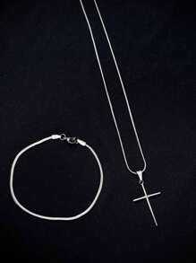 Men Pendant Necklaces - Bạc - Xem 1