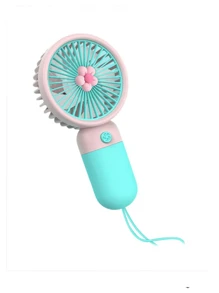 BUYTITI Mini ventilador de Frutas y Flores - Azul - Ver 3