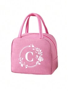 1 件隔热午餐袋 - 便携、时尚、便捷的存储解决方案，适用于学校、工作和旅行学校收纳袋教师储物袋教室袋教室收纳袋书包午餐手提袋冷藏盒储物袋女士可爱午餐包 Tiffin 袋小卡通女士儿童女士男孩女孩女士午餐盒袋学校用品配件学校袋学校配件学校用品 - 玫紅色 - 查看 21