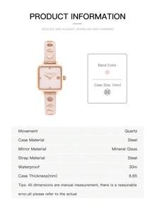 Coach Cass Women 22mm Quartz Watch Polished And Contemporary Elegance Fashionable For Everyday Wear,PinkPlated Steel Bangle Watch