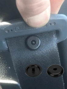 4pcs/8pcs Car Seat Belt Buckle Clip, Safety Belt Stopper