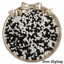 beadia Khoảng 660/1300 chiếc 2/3mm Hạt gạo thủy tinh siêu xuất sắc được làm thủ công bằng tay được làm mờ đều Hạt rời có màu vi mô DIY Vòng đeo tay Vòng cổ Phụ kiện quần áo - Trộn màu ngẫu nhiên MX - Xem 13