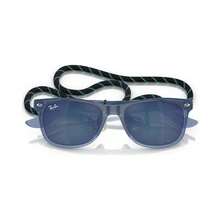 Ray-Ban Jr | Kids Sunglasses, New Wayfarer (Ages 7-10) - Opal Blue - View 7