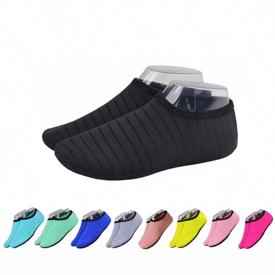Water Shoes/Diving Socks, Quick Drying Non-Slip, Beach, Swimming, Dive Sports Shoes - Suitable For Both Men And Women, Foldable And Portable