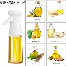 橄欖油噴霧器，防漏橄欖油噴霧器，200毫升容量玻璃，廚房烹飪小工具，廚房，夏日沙灘派對，食物，露營，組織者，室內裝飾，廚房物品。