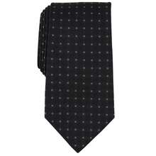 Michael Kors Men's Longboat Grid Tie - Black - View 1