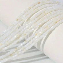 1pc 38cm Natural Freshwater Shell Beaded String For DIY Necklace, Earrings, Anklets, Etc. - Multicolor - View 14