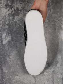 Lightweight And Comfortable Breathable Canvas Running Shoes For Outdoor Leisure Sports - Black - View 9