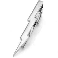 1pc Fun & Personalized Silver Punk Tie Clip, Multiple Styles Available For Daily Gentlemen's Wear - Silver - View 13