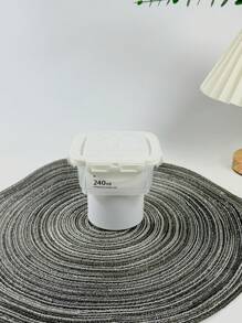 1pc  Plastic Pet Food Container, Transparent, Square, Vacuum Sealed, Multiple Sizes For Dog And Cat Food Storage - Multicolor - View 12