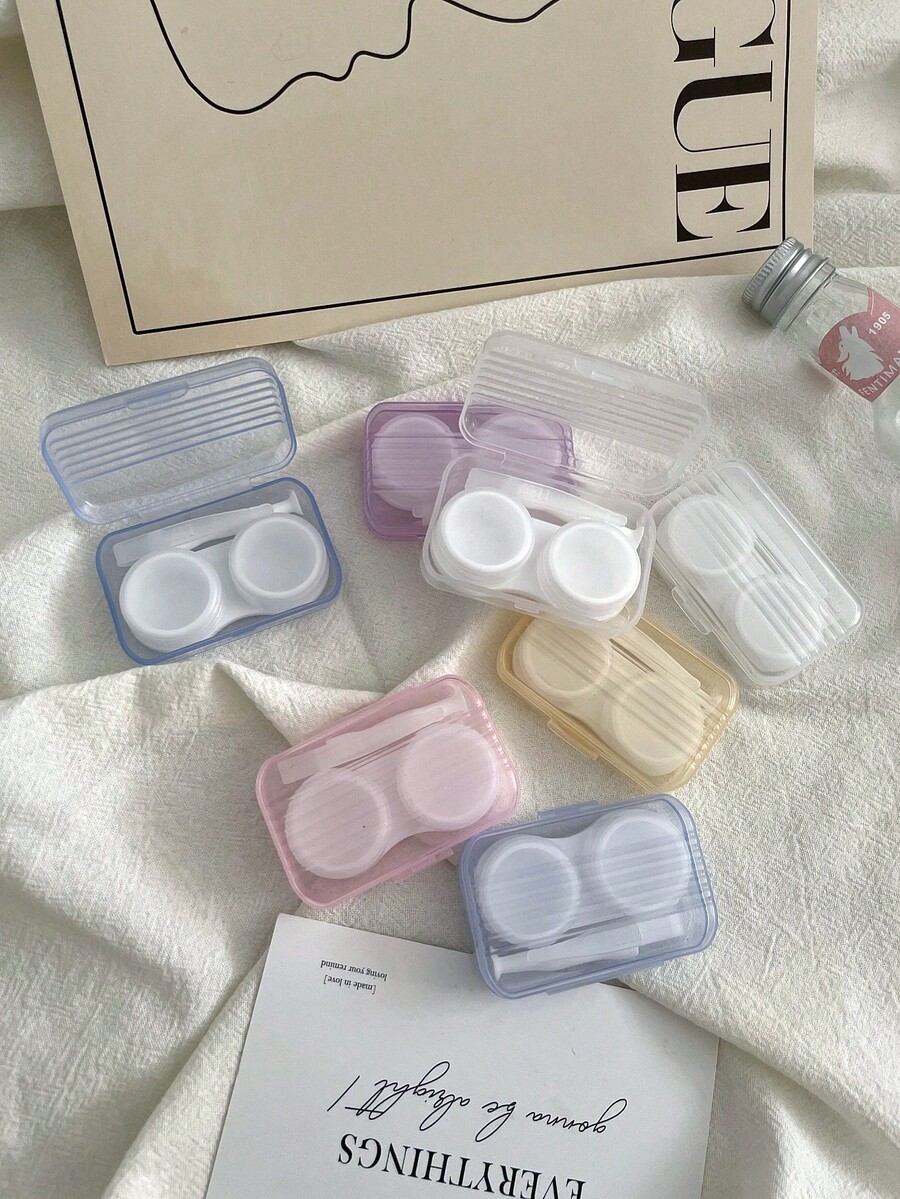 Simple And Transparent Color, Compact And Compact Colorful Contact Lens