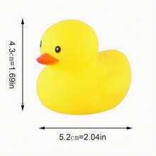 1入組可愛的鴨子造型汽車擺設內飾裝飾 - 黃色 - 查看 5