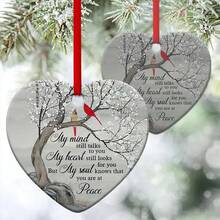 1pc, Ornaments, Winter Snow Red Bird Ornaments, Acrylic Hanging Accessories Ornaments Memorial Decoration, Scene Decor, Room Decor, Home Decor, Holiday Party Decor, Decor,Home Decor ,Room Decor,Wall Decor