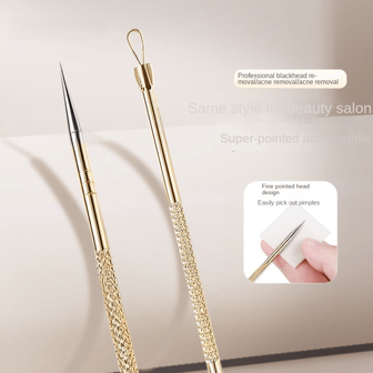 1 st nål för borttagning av pormaskar, professionellt ansiktsrengöringsverktyg rekommenderas för nybörjare och makeupartister
