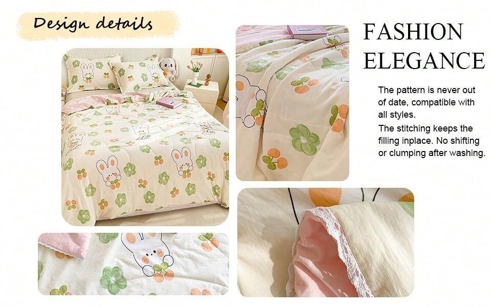 2024 New Arrival High Quality Super Soft! 1Pc Summer Quilt Bedding Set