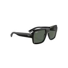 Ray-Ban RB4408 54MM Square Sunglasses - BLACK DARK GREEN - View 5