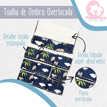 MeF Mae e Filho Baby Towels & Bathrobe - Rosa Pálido - Ver 6